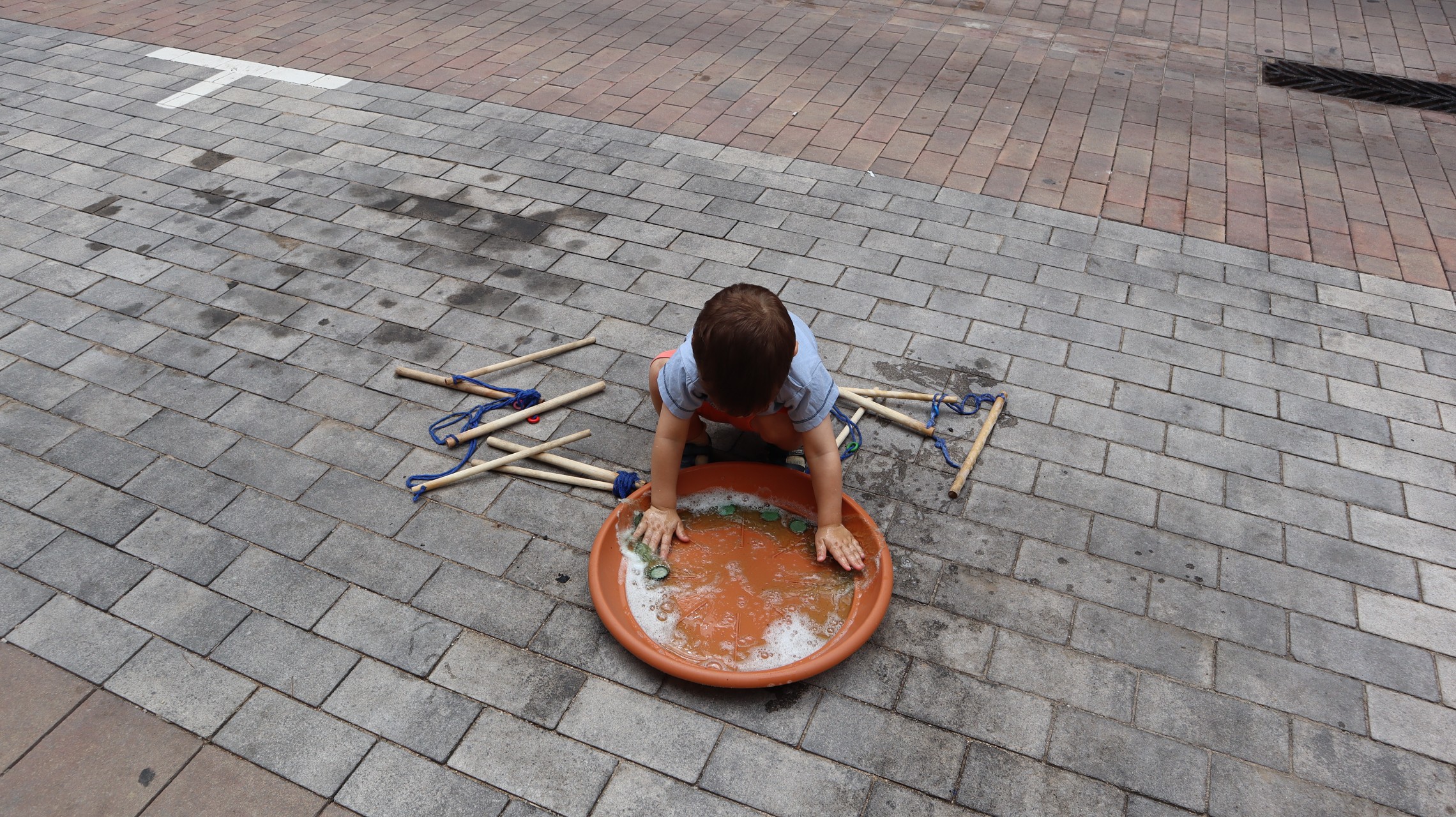 Espai sensorial a la festa de final de curs de La Rodeta del Molí